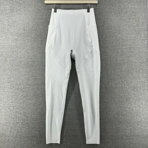 Fanka Lift N Curve Leggings Women Size Medium White Activewear Pockets Yoga